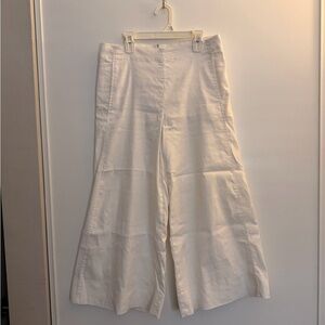 Vince White Wide-Leg Pants